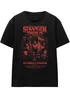 Stranger Things Black 5 Mind Flayer Group Poster T-Shirt - XXL Image 5