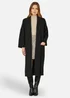 Yumi Black Knitted Maxi Cardigan With Pockets - Medium Image 1