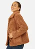Yumi Brown Short Teddy Bear Jacket - 8 Image 2