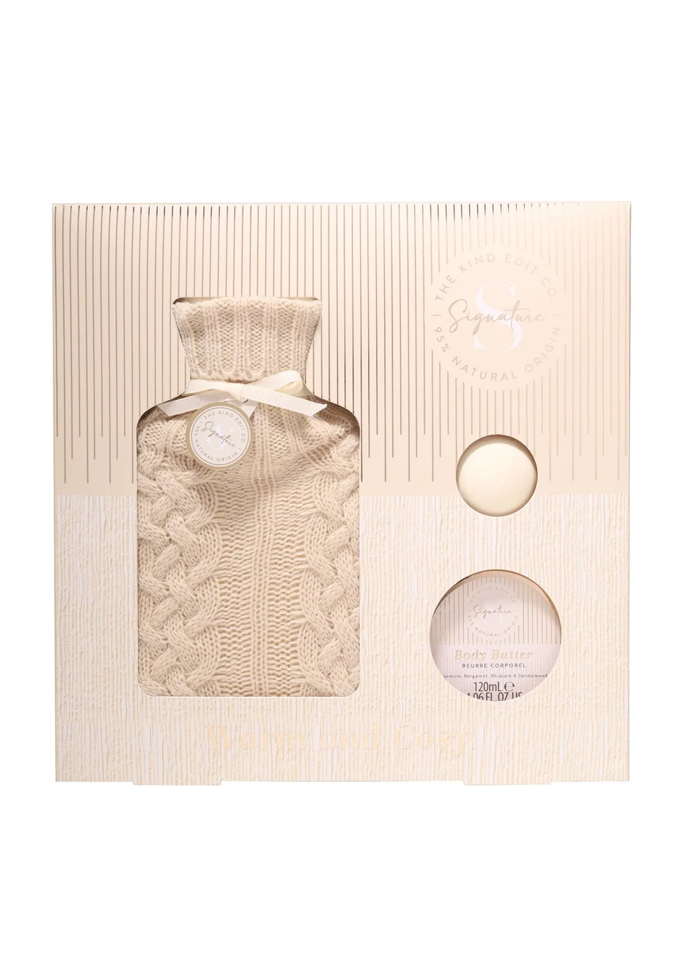 Kind Edit Co Signature Hot Water Bottle Gift Set - One Size Image 1