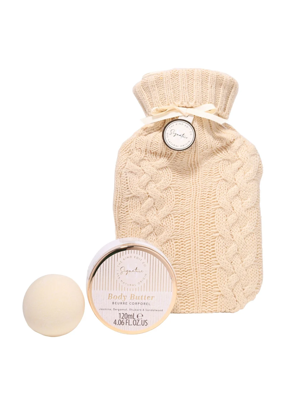 Kind Edit Co Signature Hot Water Bottle Gift Set - One Size Image 2