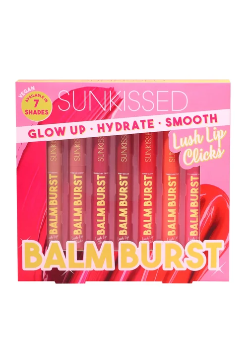 Sunkissed Balm Burst Lush Lip Clicks Gift Set 7 Pack - One Size Image 1