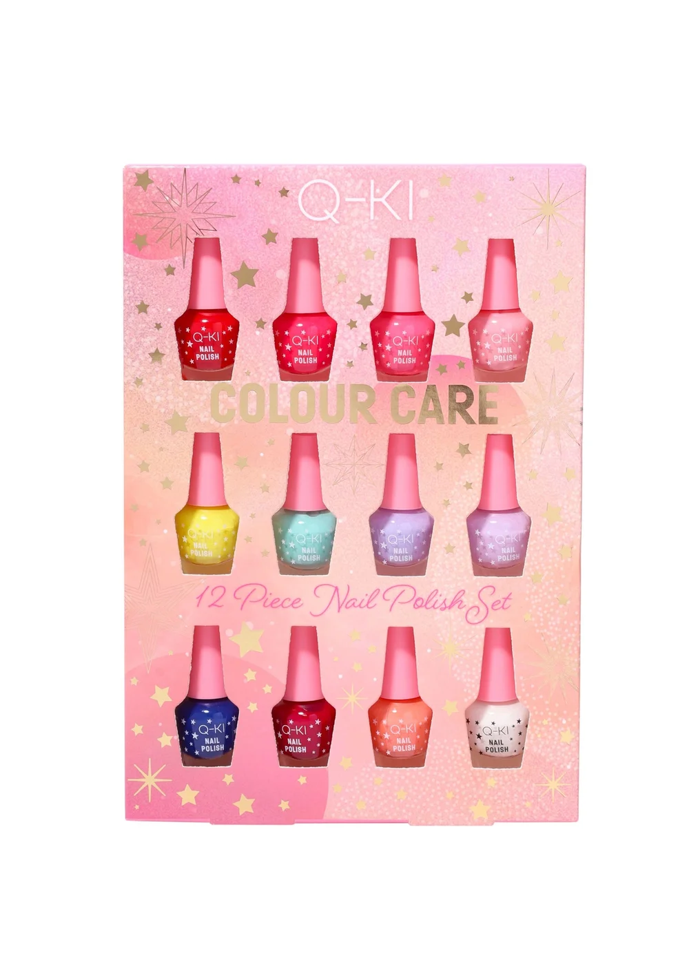 Q-KI Colour Care Nail Polish Gift Set 12 PCS - One Size Image 1