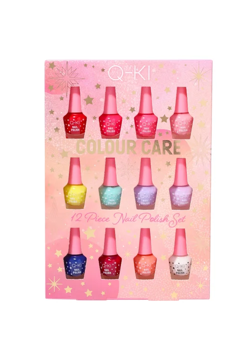 Q-KI Colour Care Nail Polish Gift Set 12 PCS - One Size Image 1
