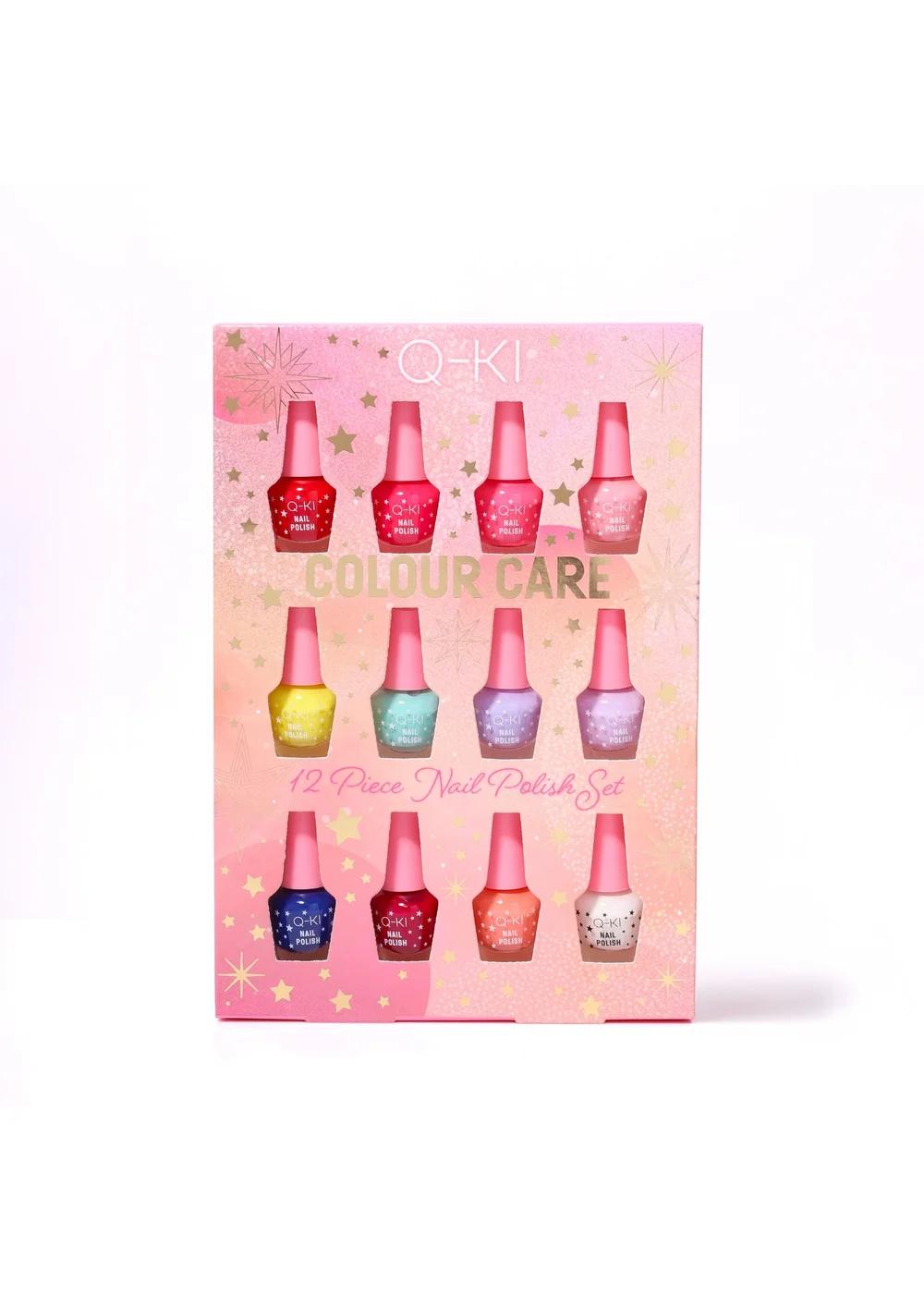 Q-KI Colour Care Nail Polish Gift Set 12 PCS - One Size Image 2