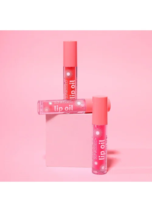 Sunkissed 95% Natural Lip Dew Trio Lip Oil Gift Set - One Size Image 2