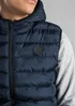 Tokyo Laundry Navy Hooded Padded Zip-Up Gilet - L Image 3
