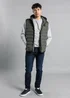 Tokyo Laundry Khaki Hooded Padded Zip-Up Gilet - L Image 4