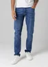 Tokyo Laundry Blue Slim Fit Cotton Blend Jeans - 38/L32 Image 1