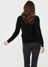 Izabel London Black Chevron Soft Knit Long Sleeve Jumper - 8 Image 2