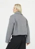 Brave Soul Grey Boucle Faux Wool Jacket - 16 Image 2