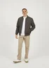 Brave Soul Brown Diamond Quilted Bomber Jacket - M Image 4