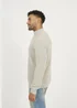 Brave Soul Natural Funnel Neck Jumper with Buttons - XXL Image 2