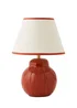 ValueLights Gourdette Burnt Orange Glazed Table Lamp - One Size Image 4