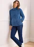 Cotton Traders Pastel Blue Fleece Top - Size 20 Image 2