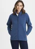 Cotton Traders Petrol Recycled Microfleece Jacket - 3XL Image 1