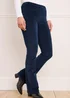 Cotton Traders Midnight Pull On Stretch Bootcut Cord Trousers - 20/L29 Image 2