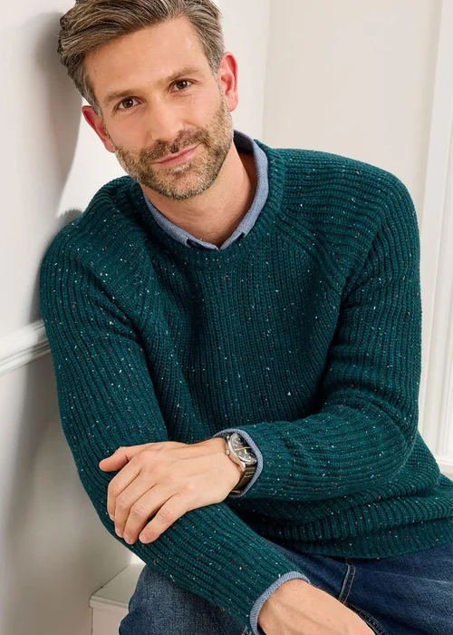 Cotton Traders Jade Supersoft Crew Neck Jumper - 4XL Image 3