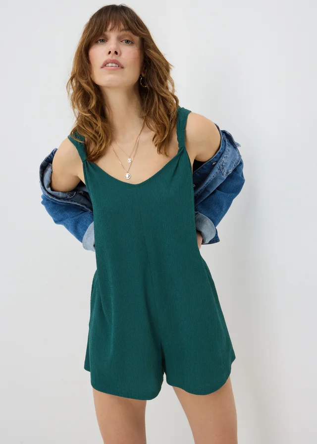 Teal Romper Playsuit