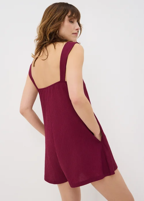 Plum Romper Playsuit - 2XL Image 3