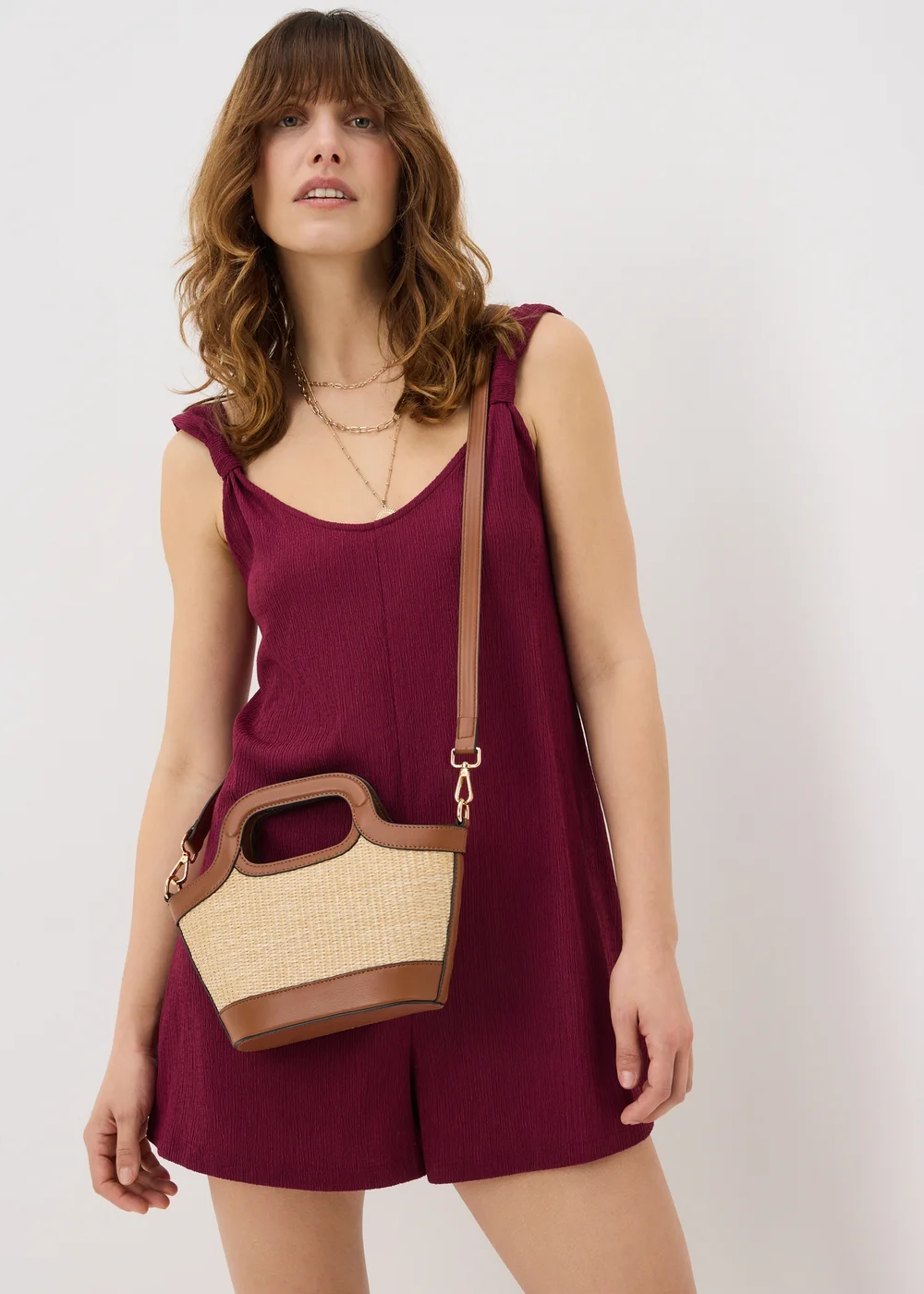 Plum Romper Playsuit - 2XL Image 1