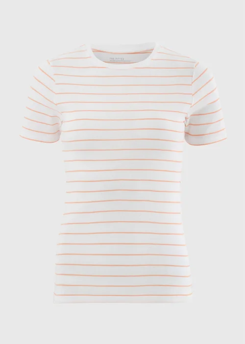 Orange Stripe Fitted T-Shirt - 24 Image 2