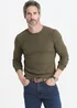 Cotton Traders Soft Khaki Long Sleeve Crew Neck Base Layer Top - 3XL Image 4