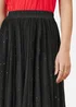 Yumi Black Sparkle Mesh Tulle Skirt - Size 16 Image 3