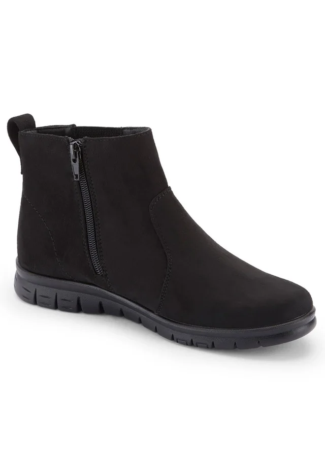 Cotton Traders Black Ankle Boots
