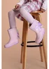 ToeZone Girls Pink Unicorn Waterproof Wellies - Size 8 Infants Footwear Image 4