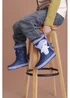 ToeZone Boys Blue Shark Waterproof Wellies - Size 11 Infants Footwear Image 6