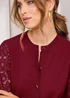 Cotton Traders Ruby Lace Sleeve Cardigan - Size 12 Image 4