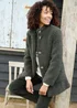 Cotton Traders Dark Green Borg Coat - 20 Image 4