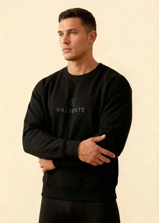Validate Black OG Premium Sweatshirt