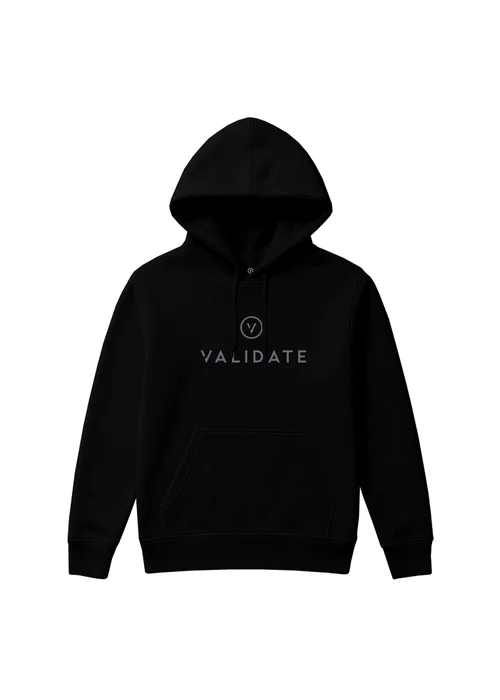 Validate Black OG Premium Hoodie - Medium Image 2