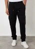 Threadbare Black 2 Pack Cargo Joggers - M Image 2