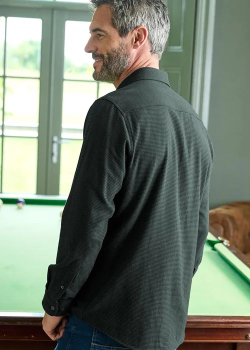 Cotton Traders Dark Green Winter Warm Cotton Shirt - Extra Large Image 3