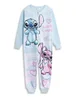 Vanilla Underground Disney Stitch & Angel Girls Blue Onesie (3-14yrs) - Age 9-10 Years Image 1