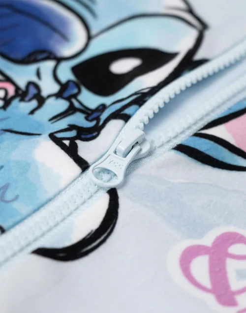 Vanilla Underground Disney Stitch & Angel Girls Blue Onesie (3-14yrs) - Age 9-10 Years Image 4