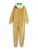 Vanilla Underground Star Wars Grogu Kids Green/Tan Onesie (3-14yrs) - Age 13-14 Years Image 2