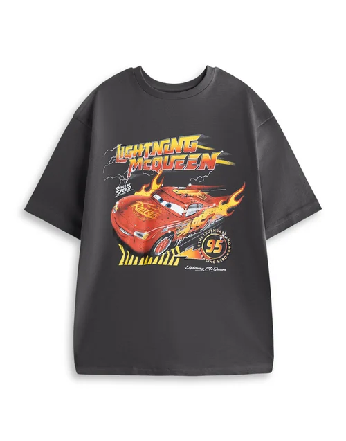 Vanilla Underground Disney Cars Adults Multicoloured Short Sleeve Long Leg Pyjama Set - Extra Large Image 3