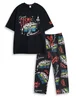 Vanilla Underground Disney Toy Story Adults Black S/Sleeve Long Leg Pyjama Set - XXL Image 1