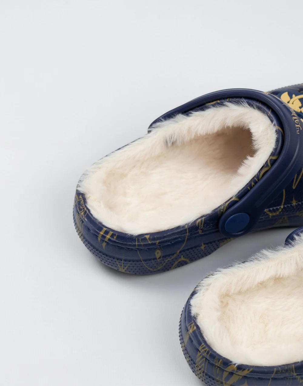 Vanilla Underground Harry Potter Kids Fur Lined Navy Clogs (Older 12-5) - Size 5 Infants Footwear Image 2