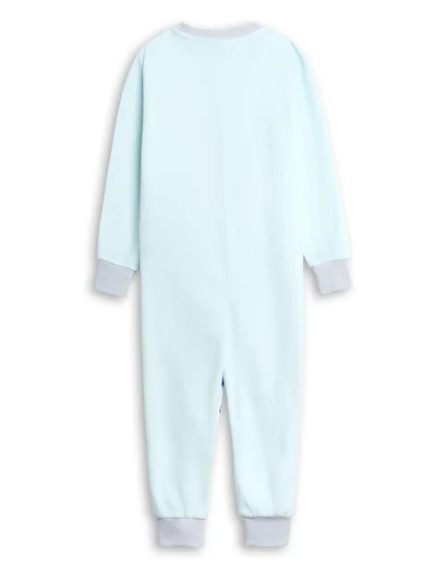 Vanilla Underground Disney Frozen Girls Blue Onesie (2-8yrs) - Age 7-8 Years Image 2
