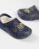 Vanilla Underground Harry Potter Logo Fur Lined Adults Navy Clogs - Size 5 Image 2