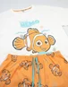 Vanilla Underground Disney Finding Nemo Adults White Short Sleeve Long Leg Pyjama Set - Small Image 4