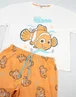Vanilla Underground Disney Finding Nemo Adults White Short Sleeve Long Leg Pyjama Set - Small Image 5