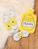 Vanilla Underground Disney Winnie The Pooh Adults Yellow Hot Water Bottle Gift Set - One Size Image 2