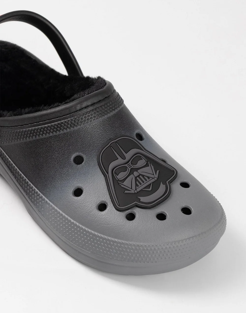 Vanilla Underground Star Wars Darth Vader Fur Lined Adults Black Clogs - 8 UK - 9 Image 3