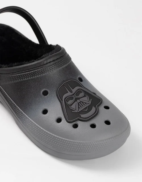 Vanilla Underground Star Wars Darth Vader Fur Lined Adults Black Clogs - 8 UK - Size 9 Image 3